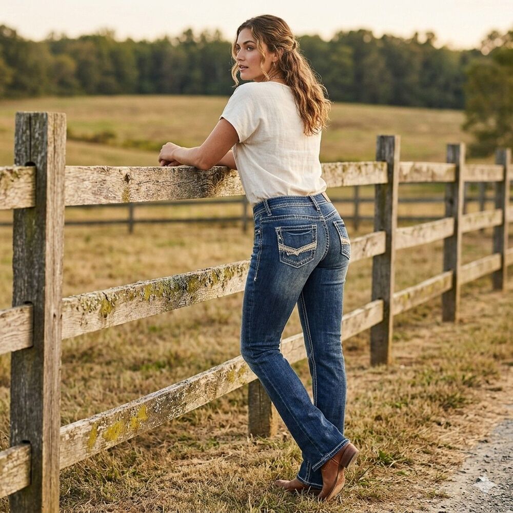 BKE Payton Boot Jeans Size 27 Long